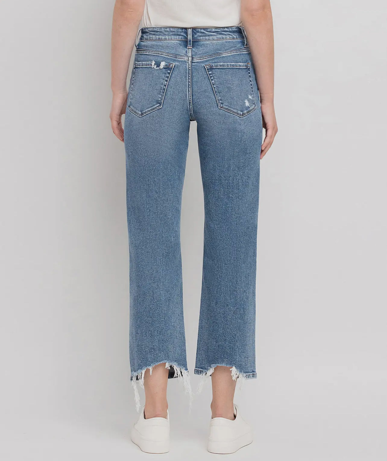 Vervet High Rise Crop Straight