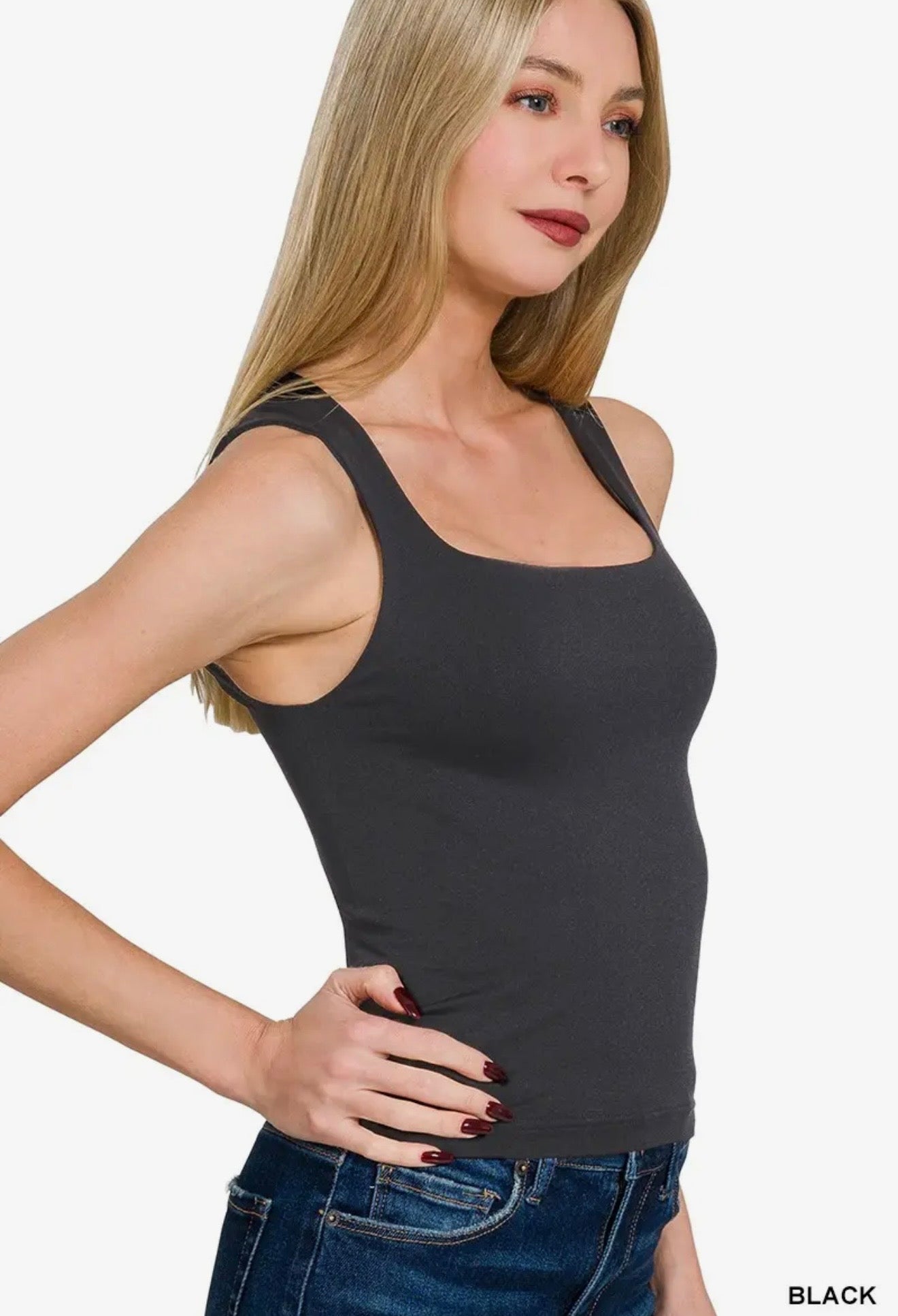 Square Neck Tank Top