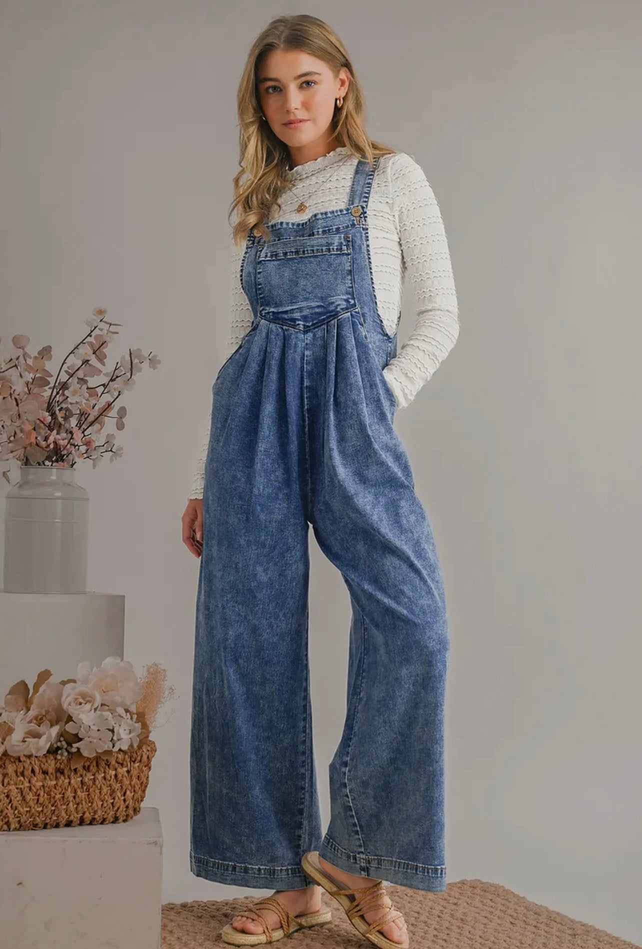 Denim Overalls