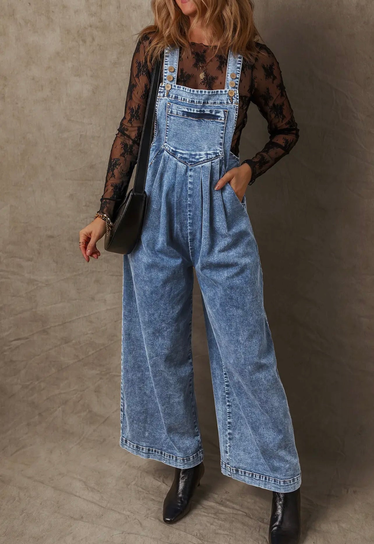 Denim Overalls
