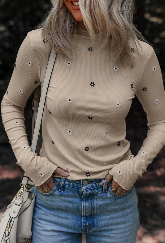 Tiny Flowers Long Sleeve Top