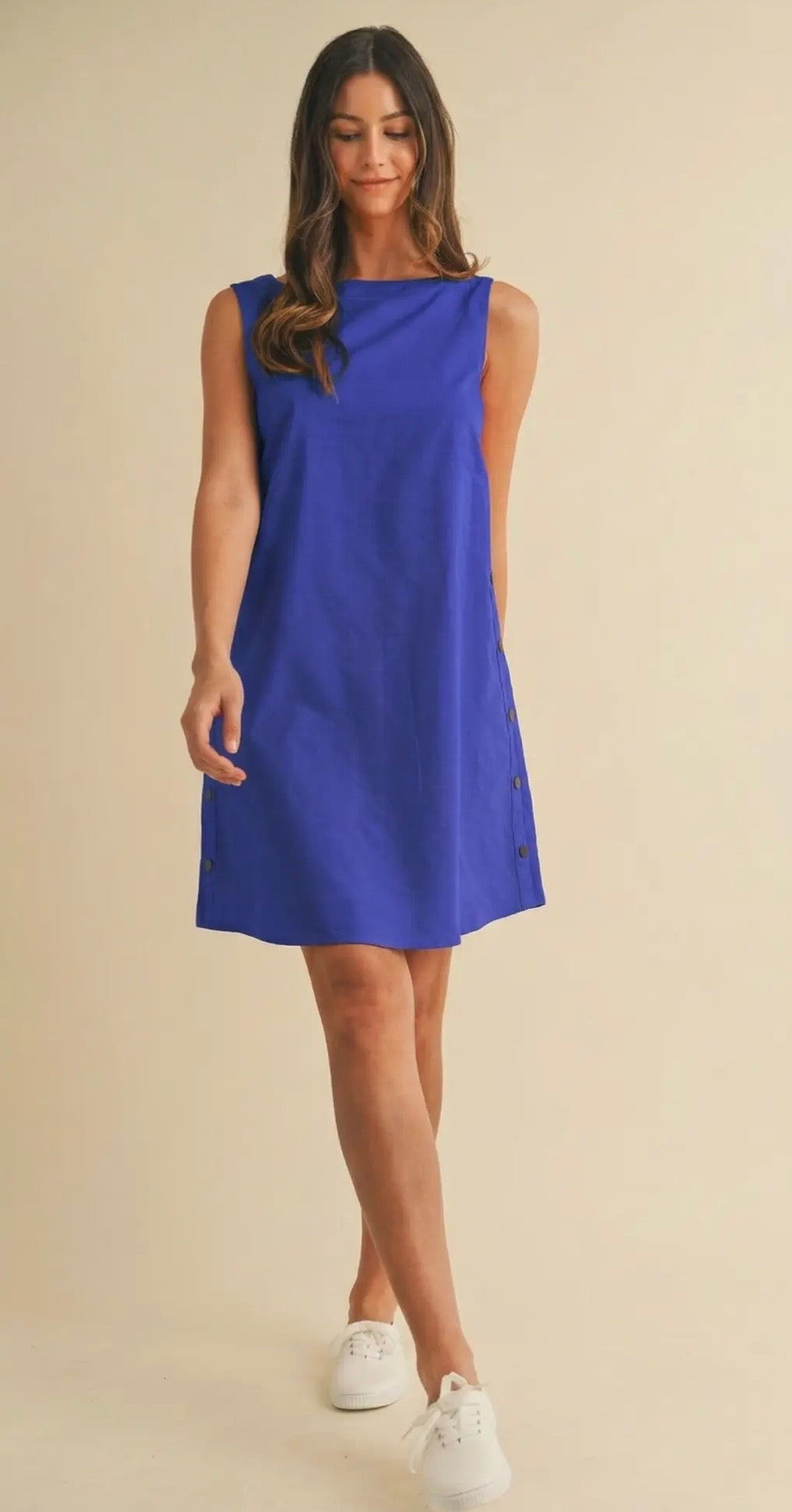 Cobalt Shift Dress