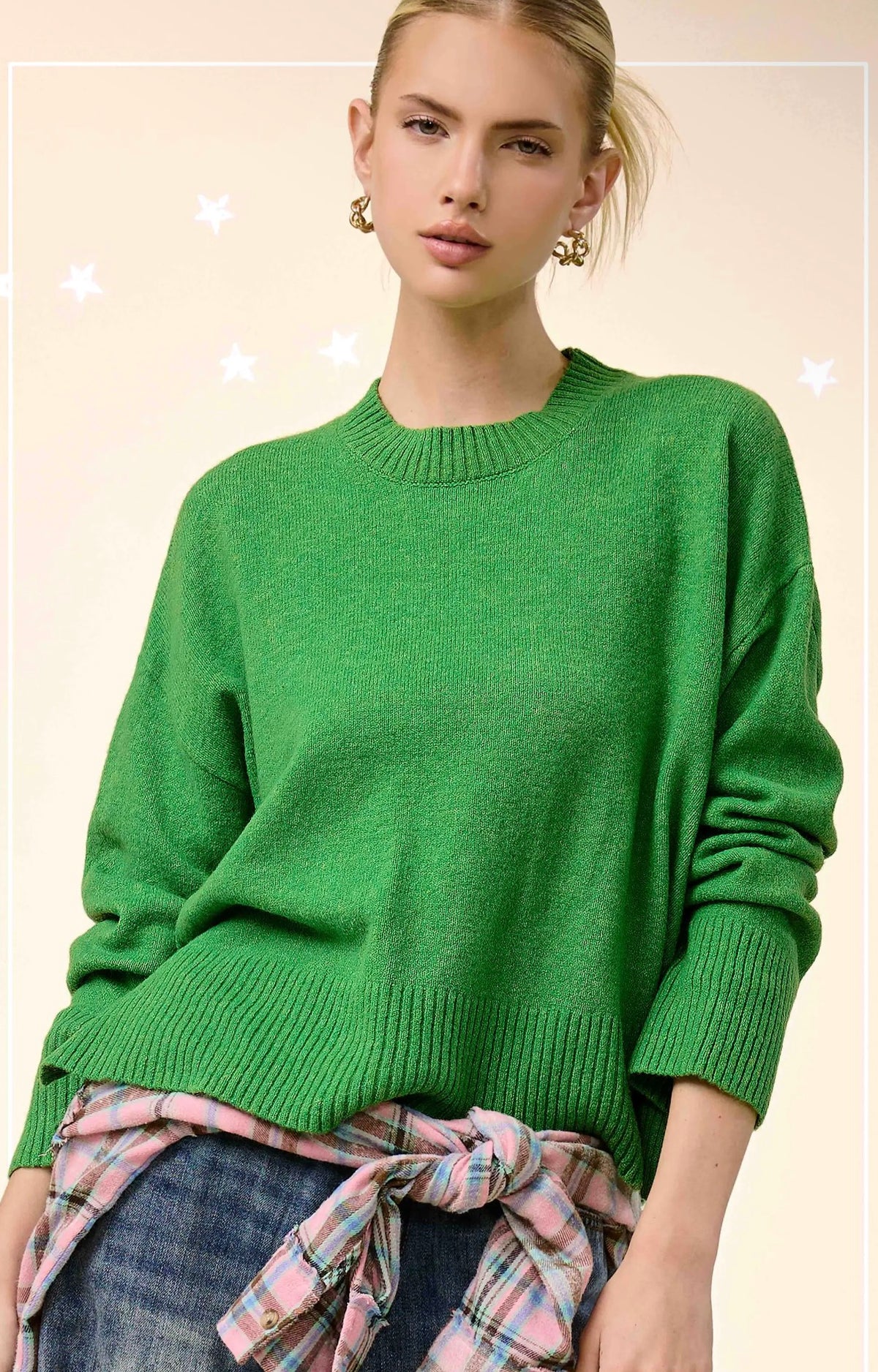 Kelly Green Sweater