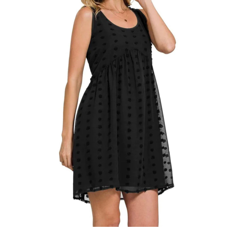 Oh Baby! Swiss Dot Babydoll dress