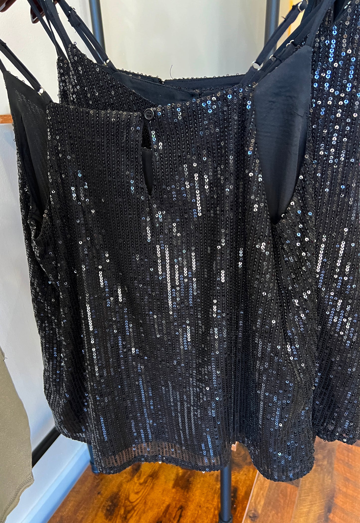 Black Sequin Cami