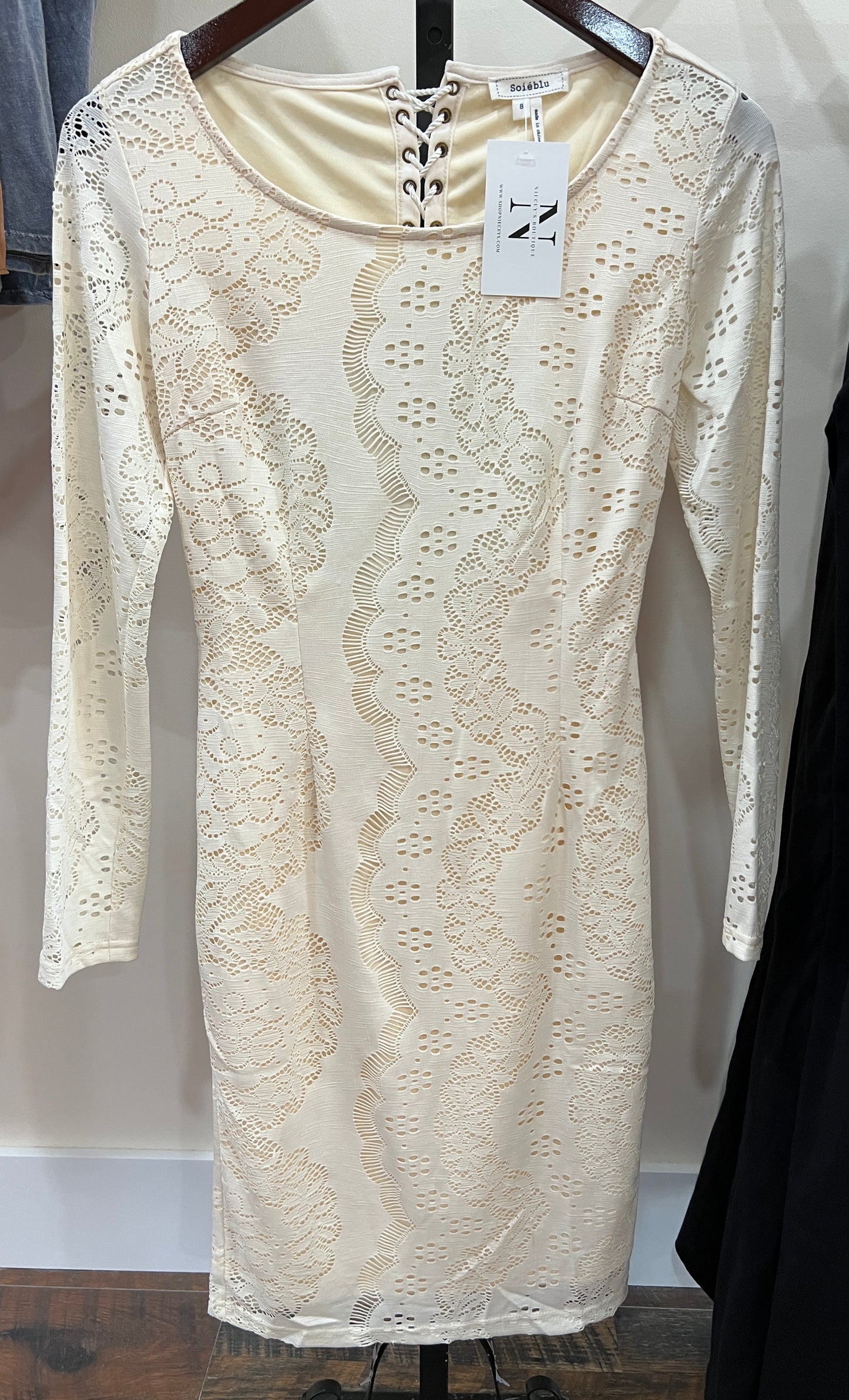 Lacey Cut Out Dress