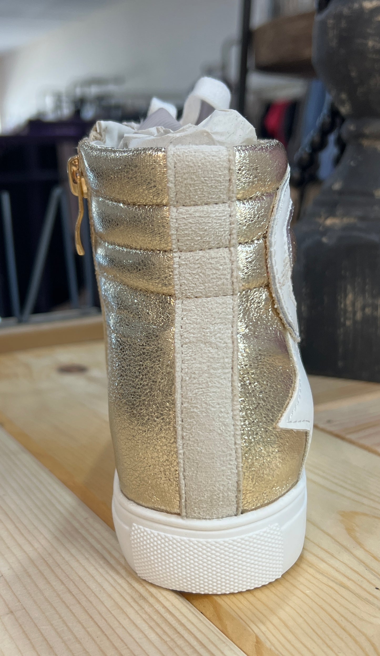 Gold Star Hi-Top Sneaker