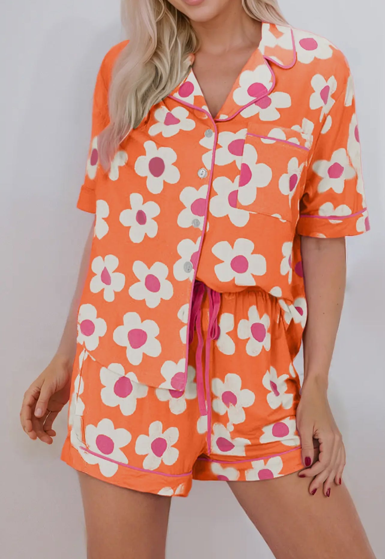 Flower PJ Set