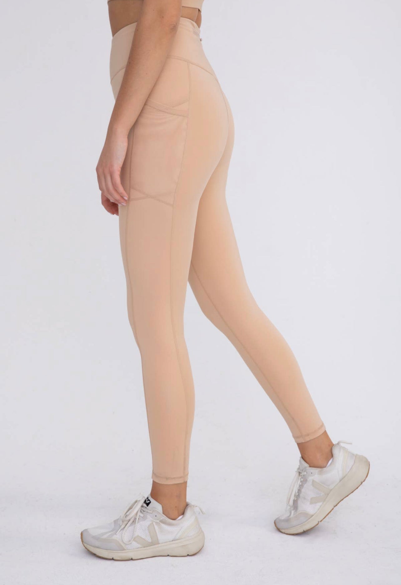 Classic Overlay Mesh Pocket Leggings