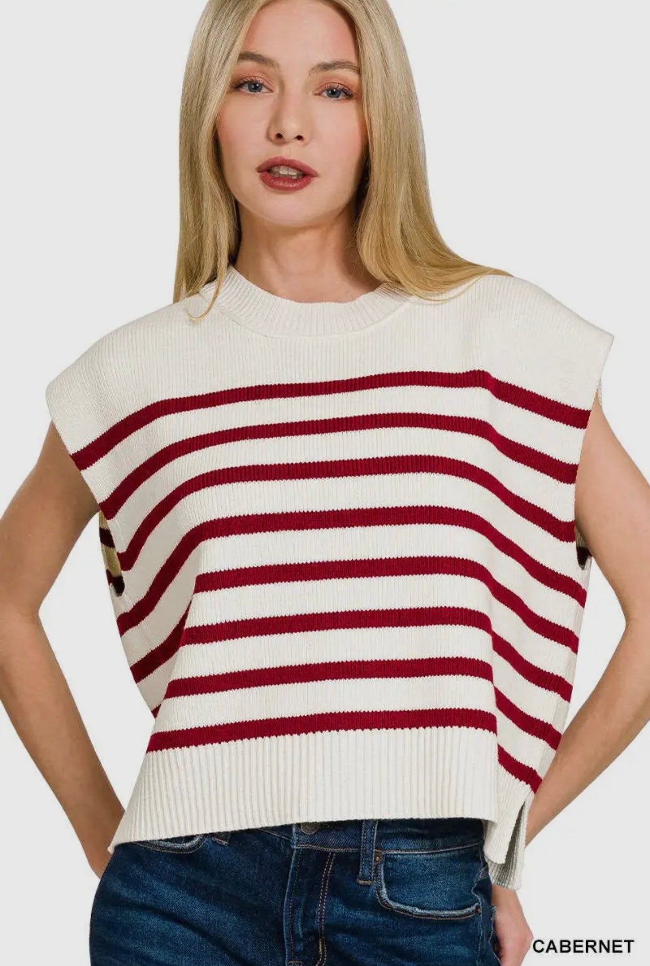 Striped Sweater Top