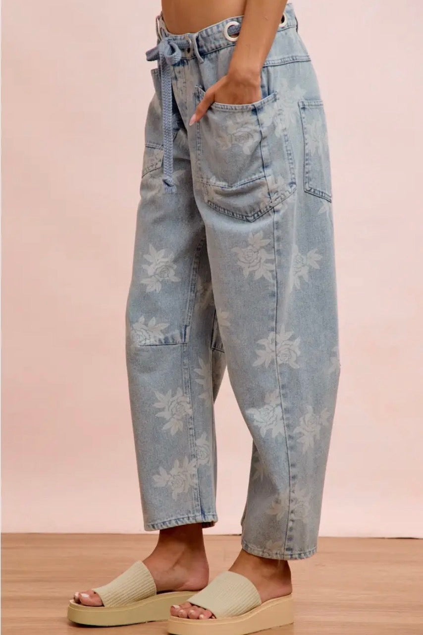Floral Jeans