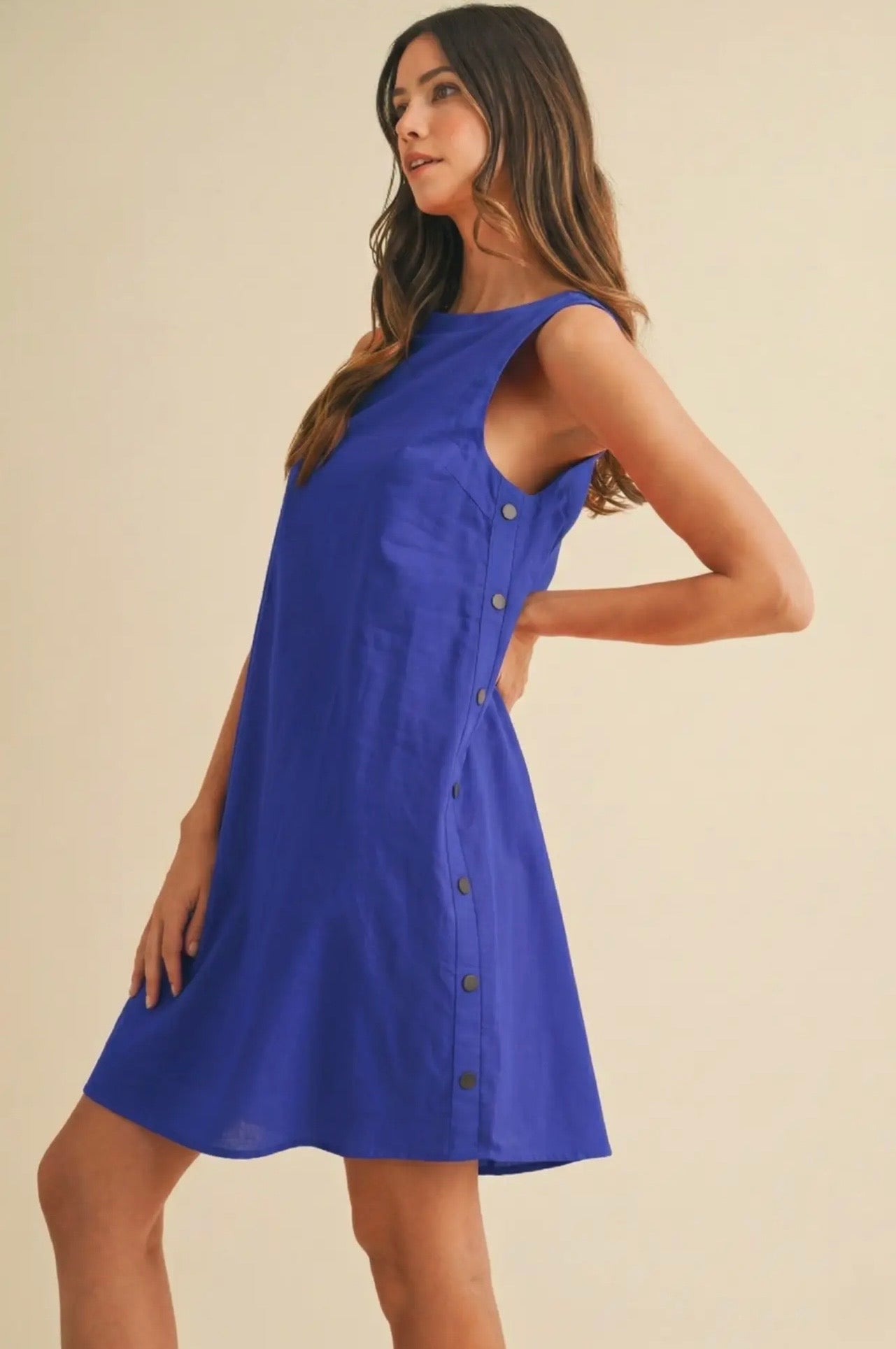 Cobalt Shift Dress