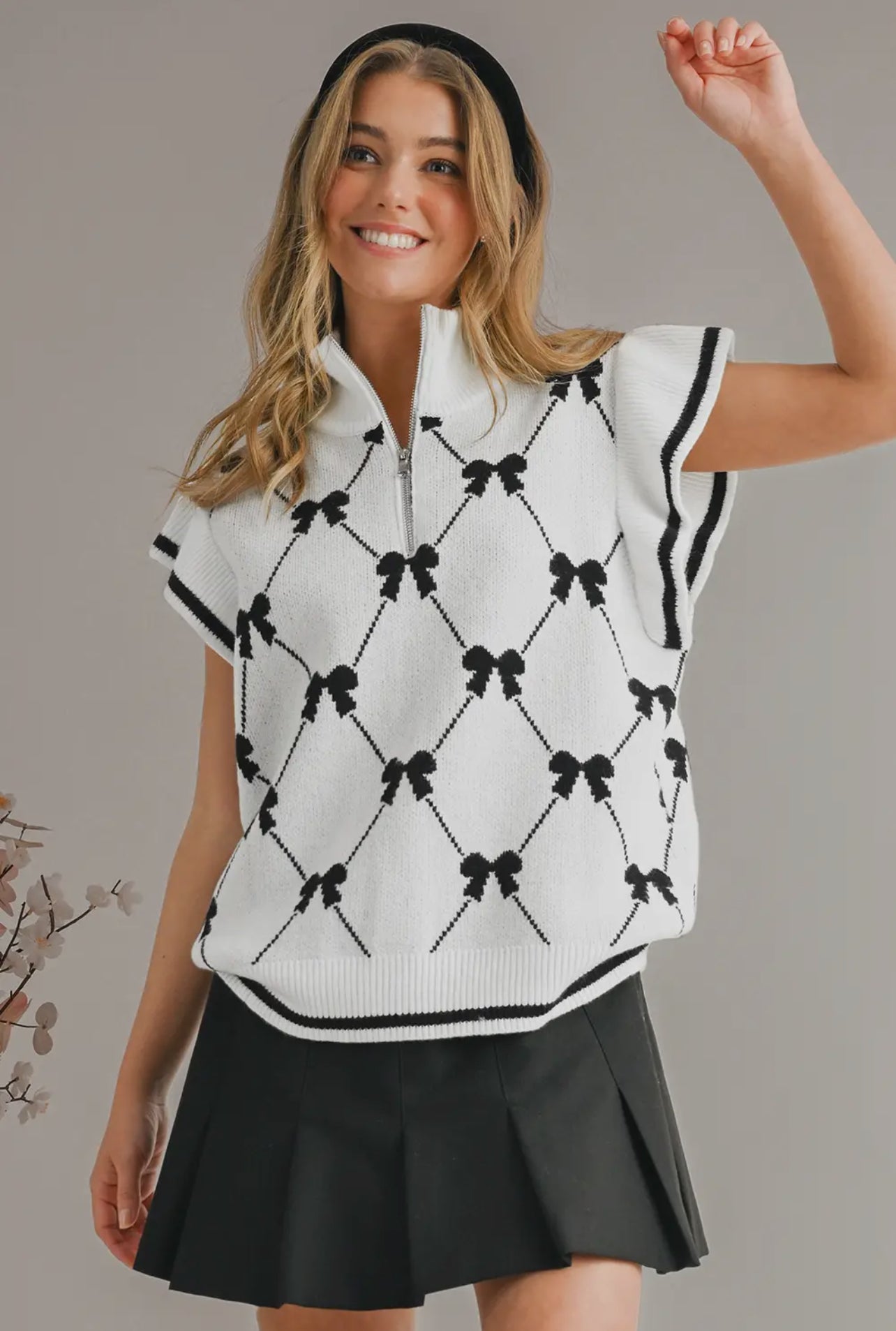 Bows & Diamonds Top
