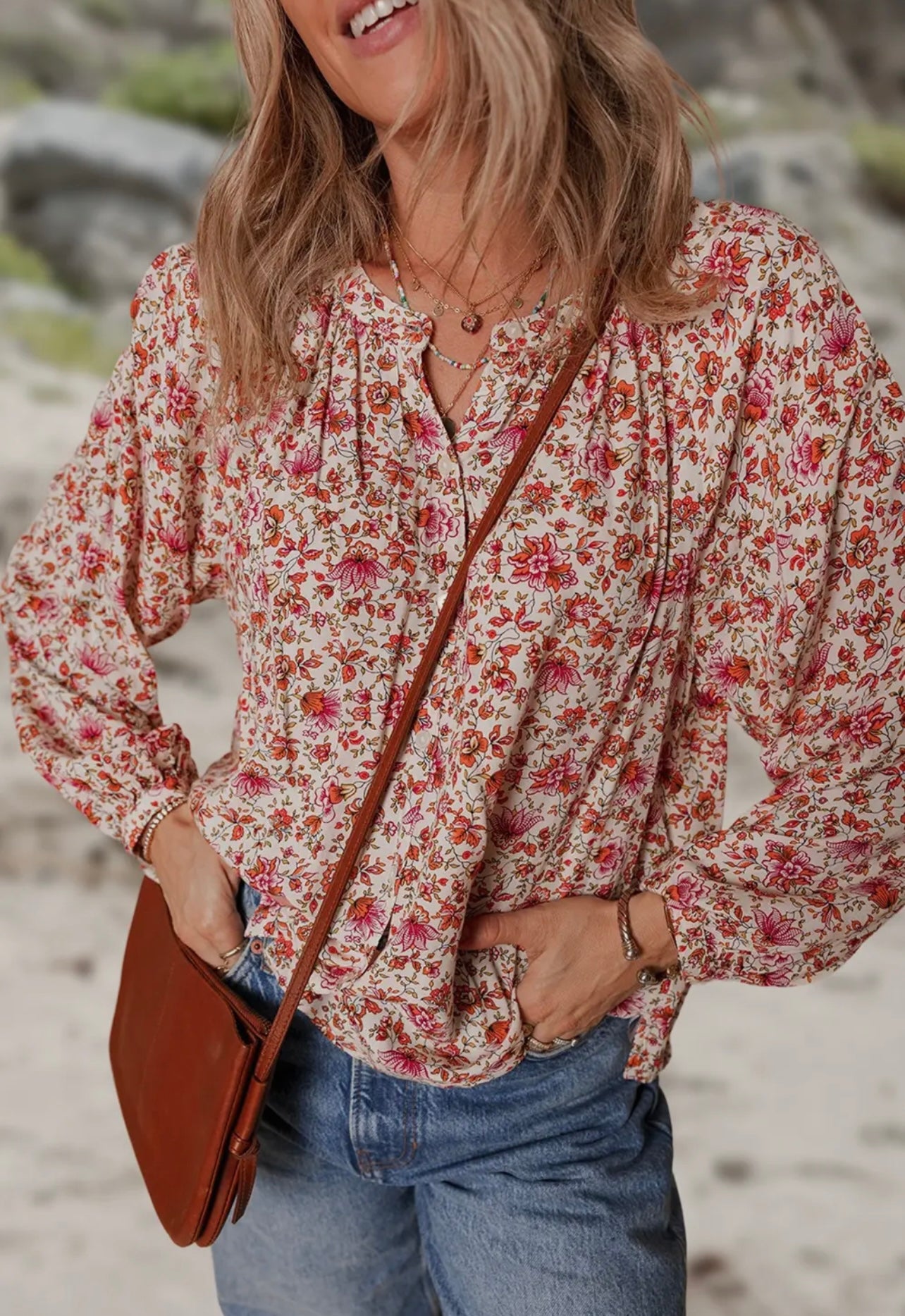 Autumn Blooms Top