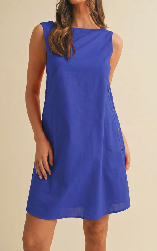 Cobalt Shift Dress