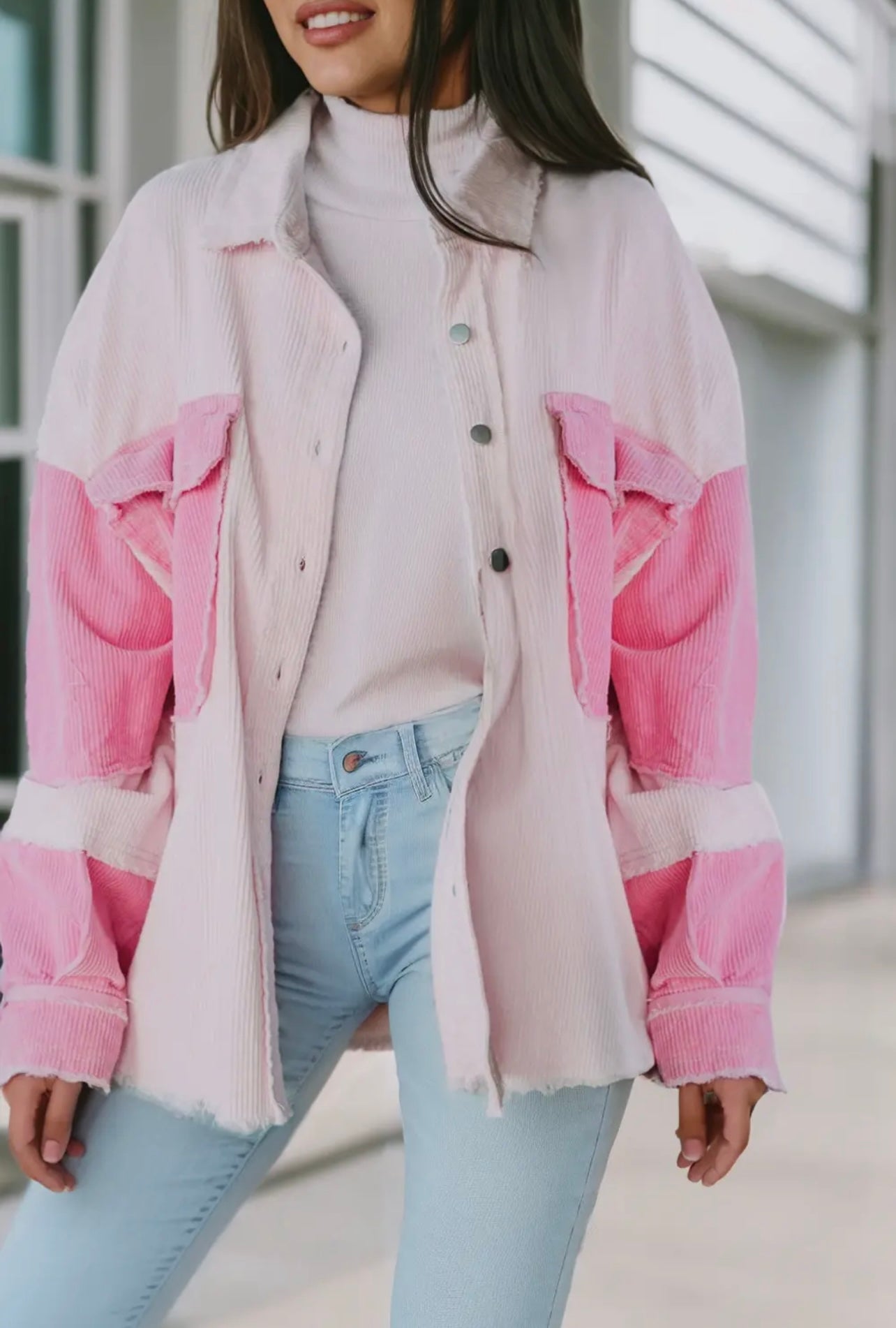 Pink Shacket
