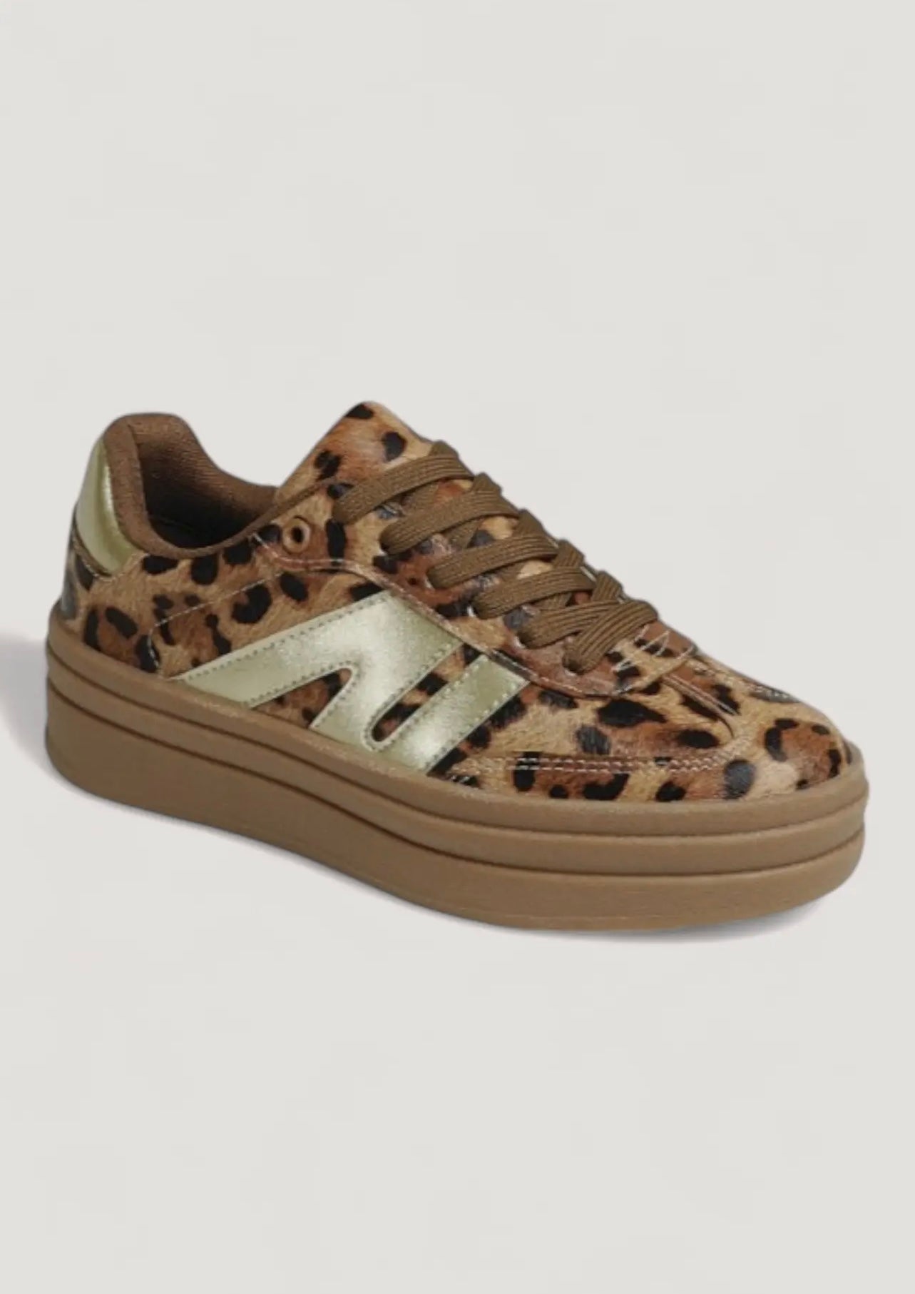 Leopard Metallic Sneaker