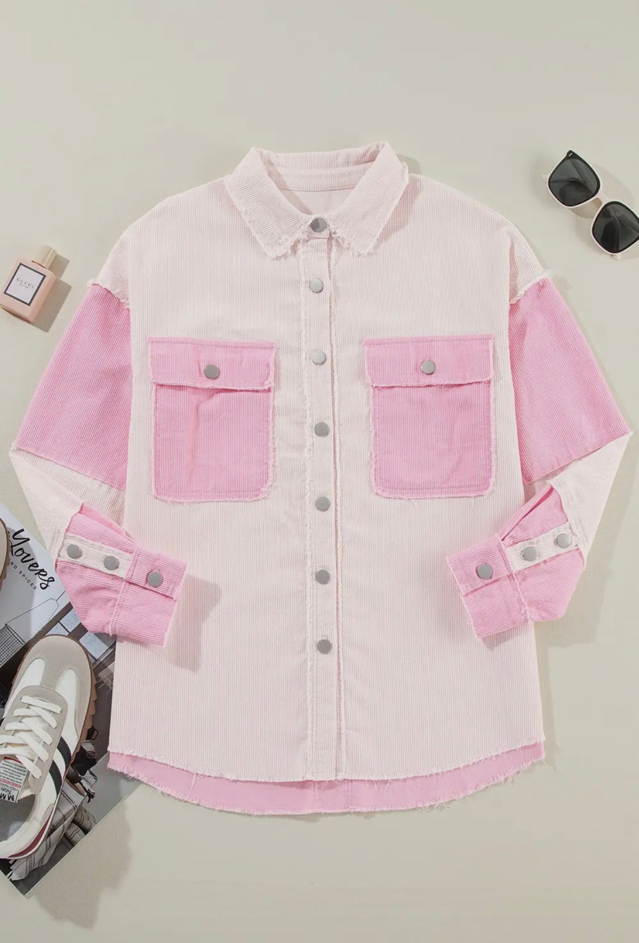 Pink Shacket
