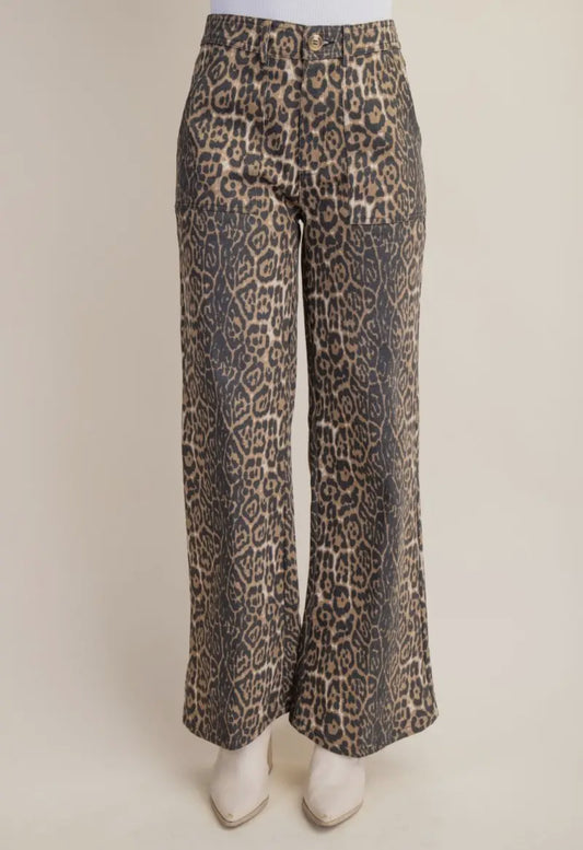 Leopard Denim