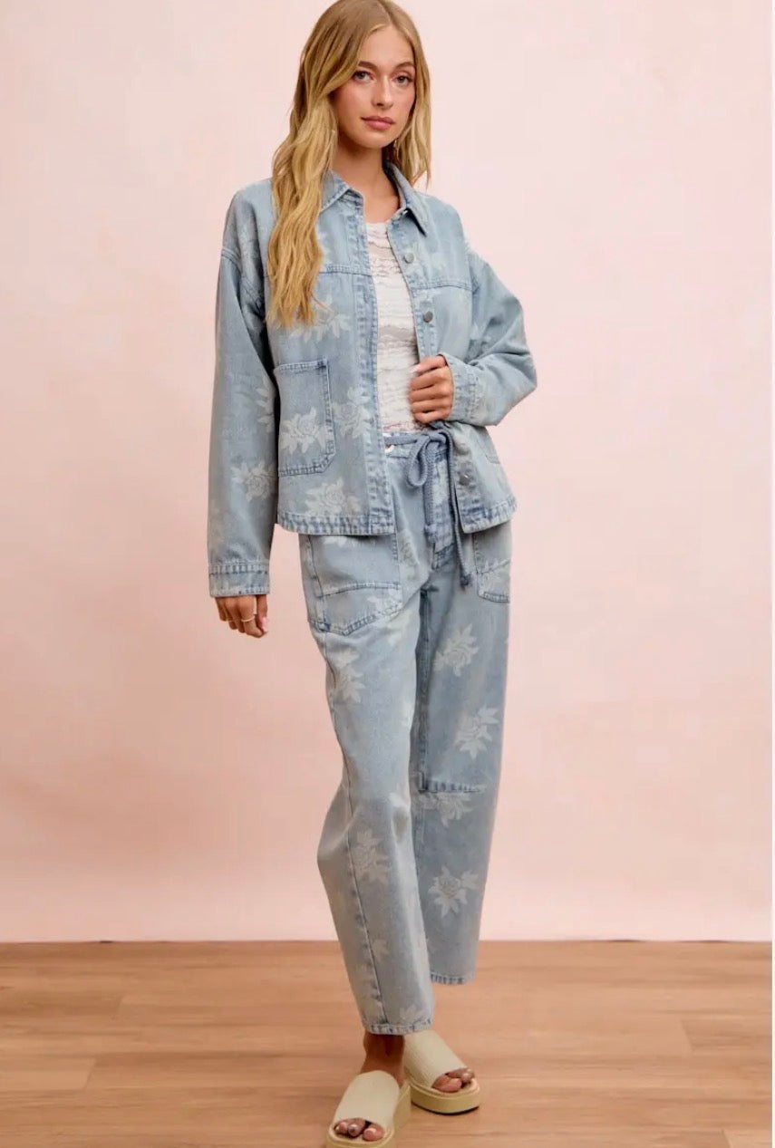 Floral Jeans
