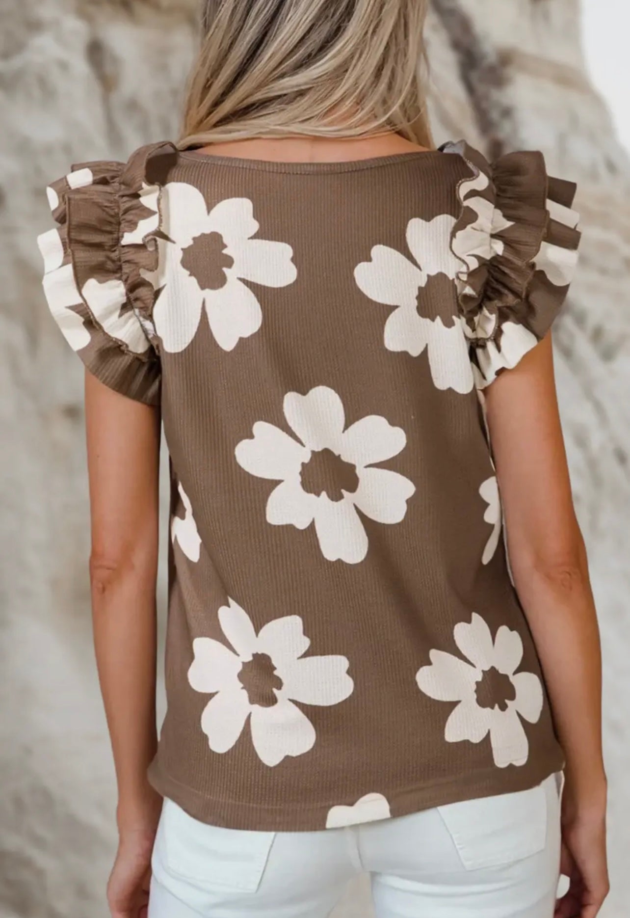 Chocolate Flower Top