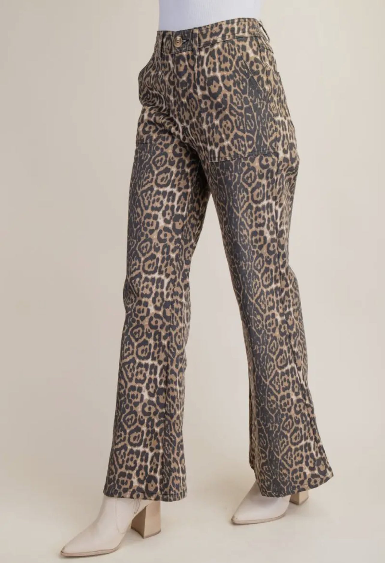 Leopard Denim