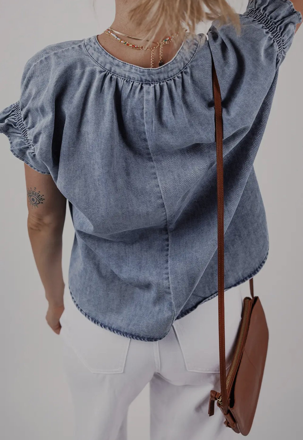 Beside Me Denim Top