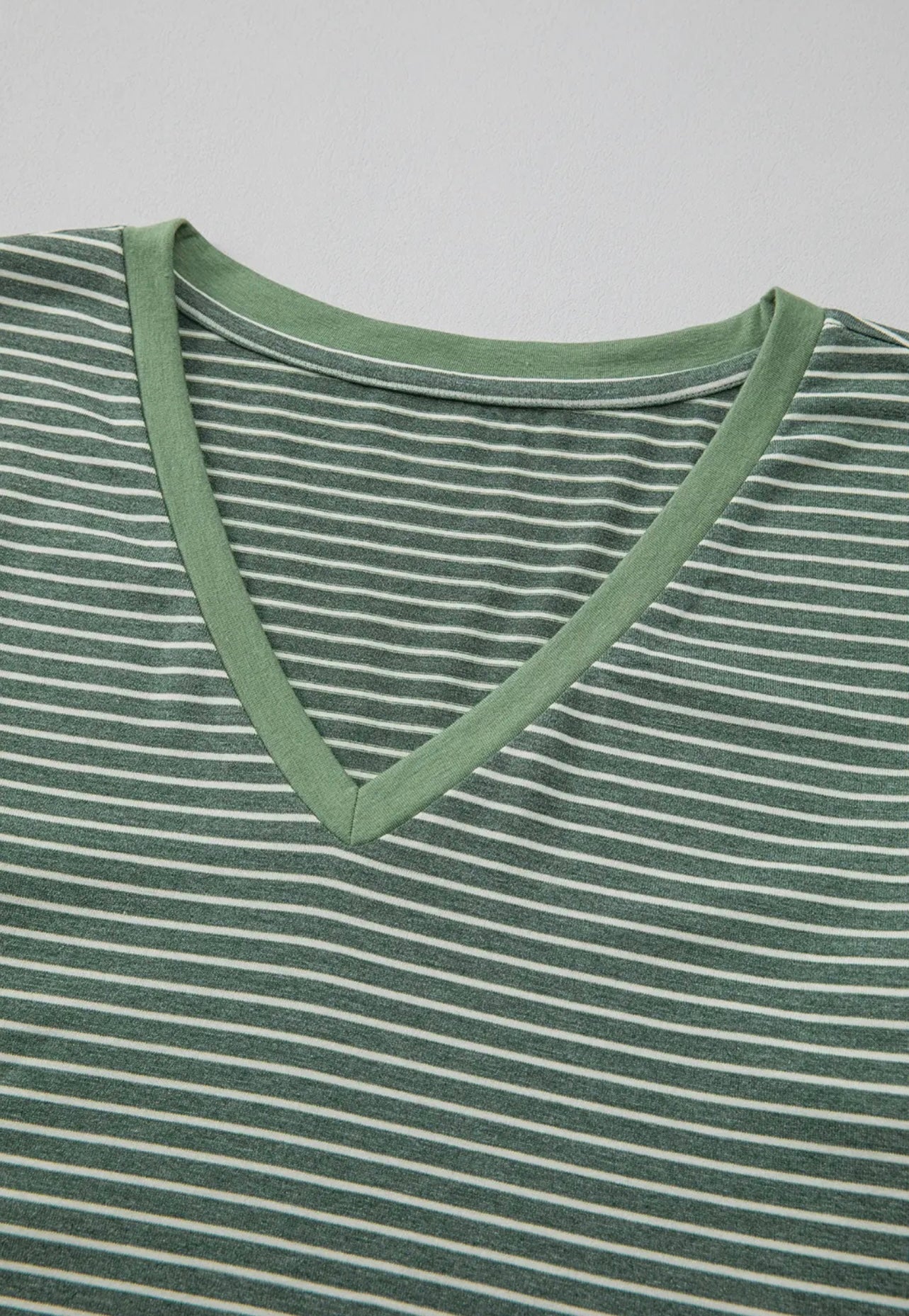 Green Stripe Top