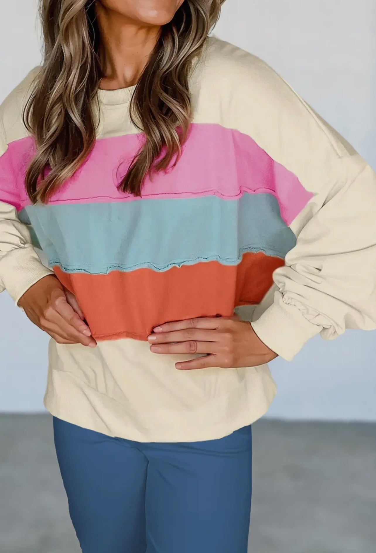 Color Block Sweatshirt