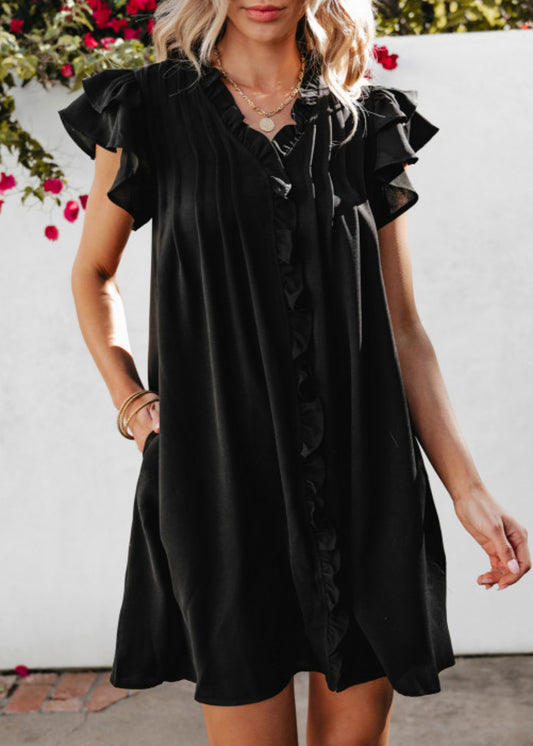 Ruffle Shift Dress 2