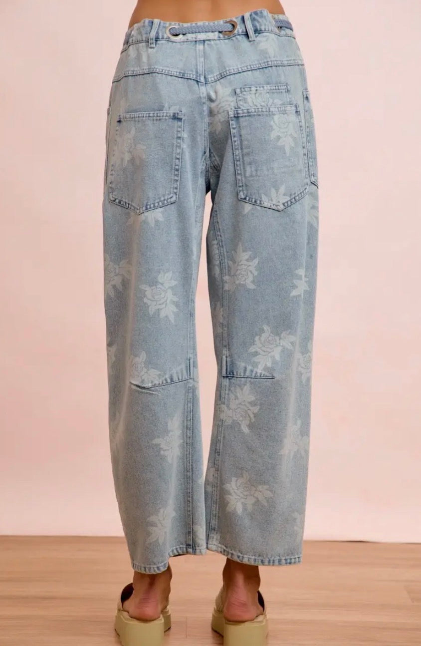 Floral Jeans