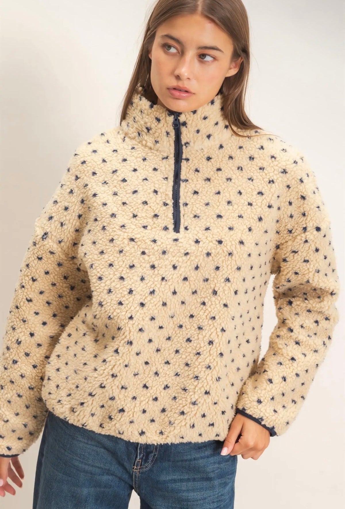 Polka Dot Sherpa