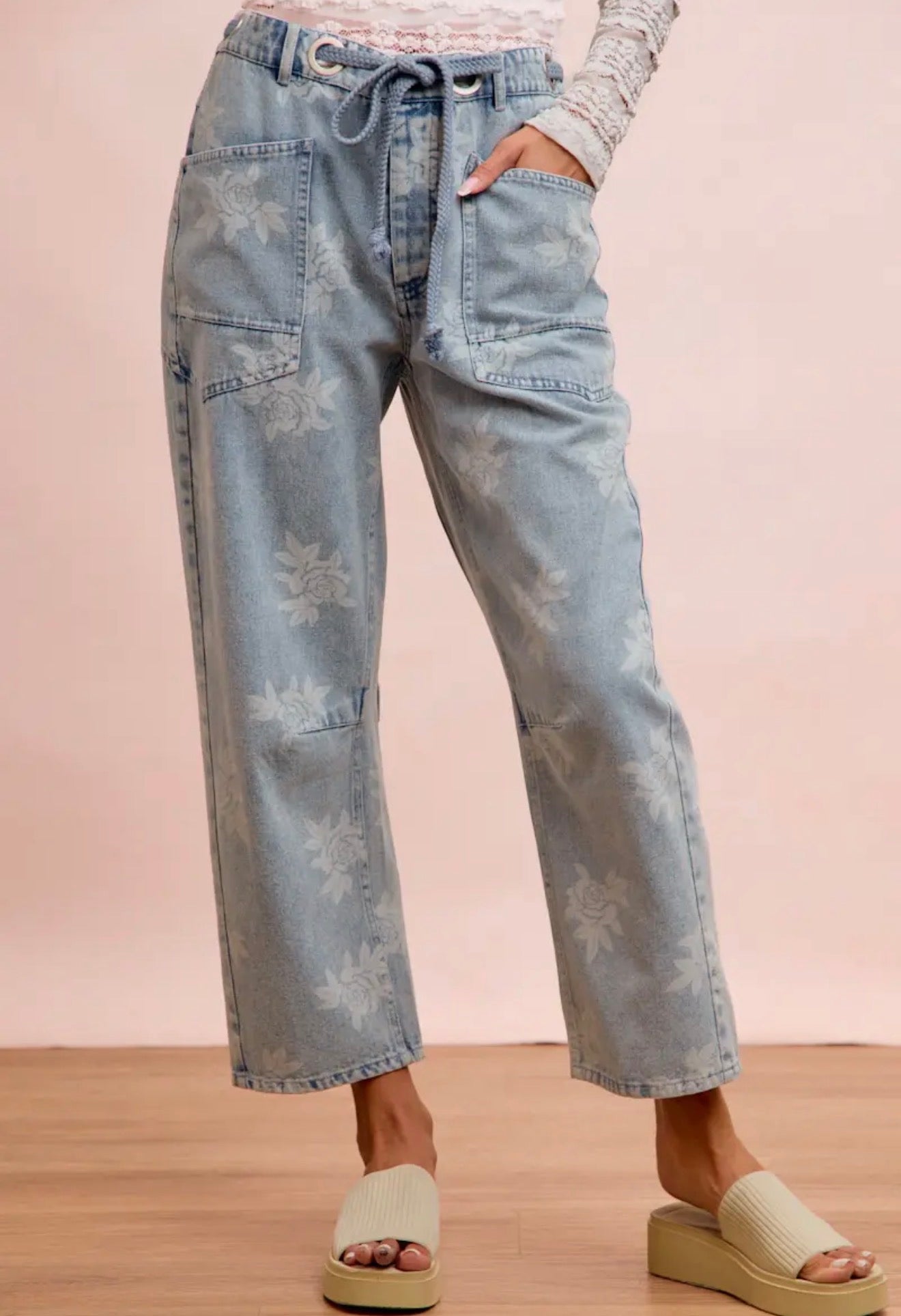 Floral Jeans