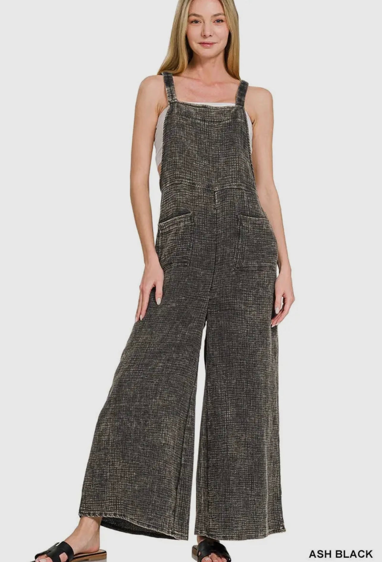 Mineral Washed Overalls