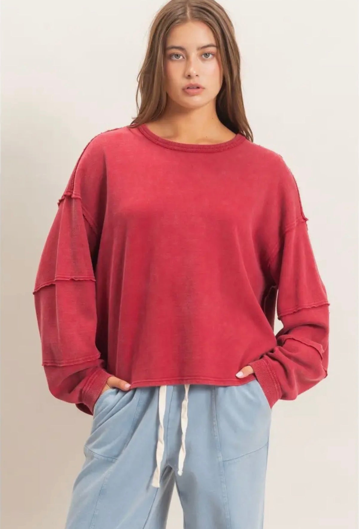 Raw Edge Top