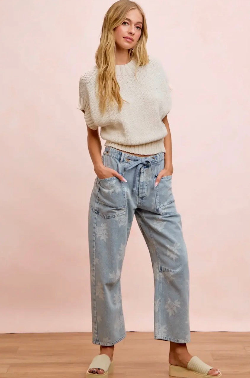 Floral Jeans