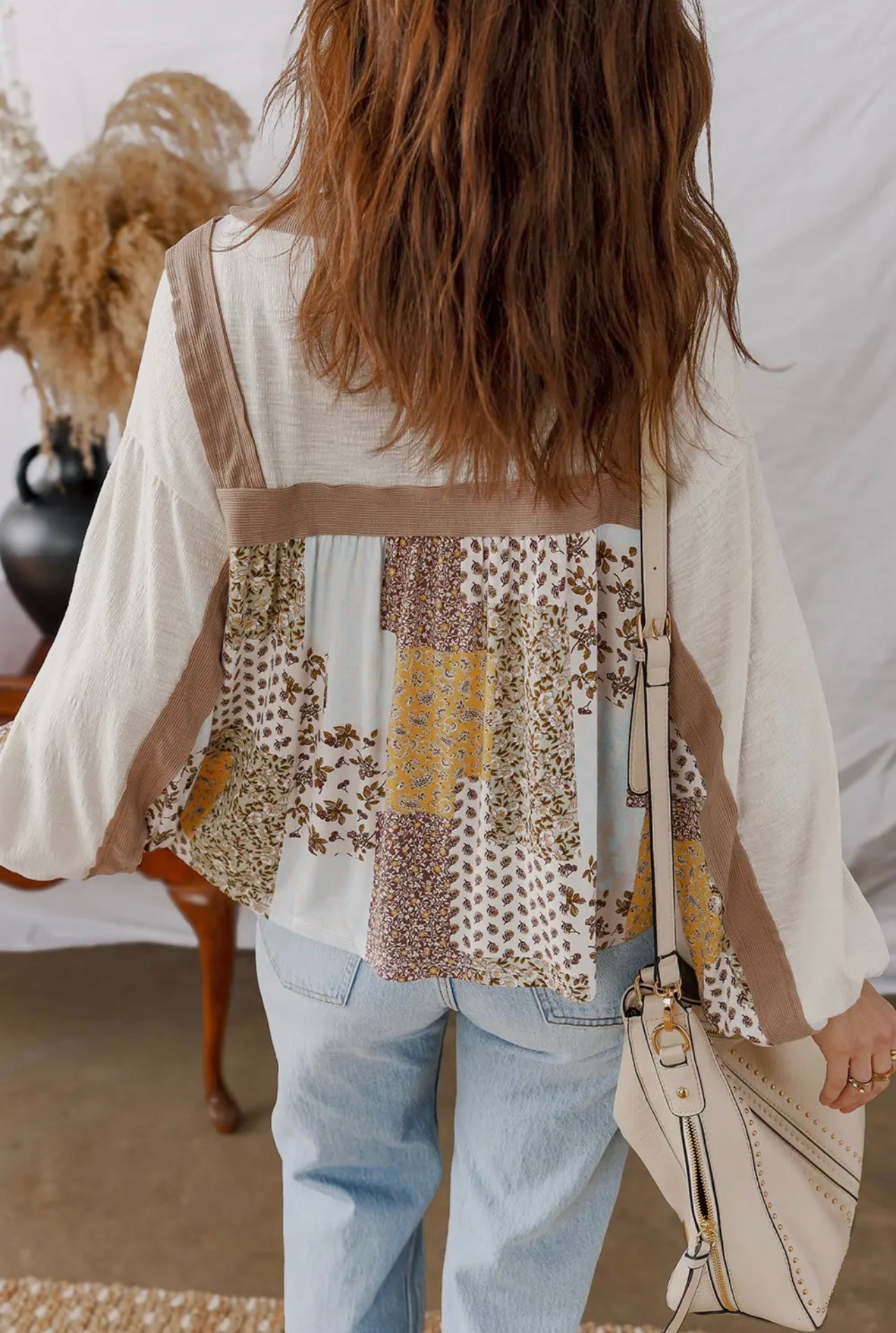 Floral Patchwork Top