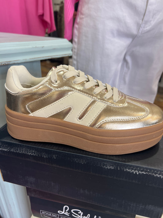 Golden Sneakers