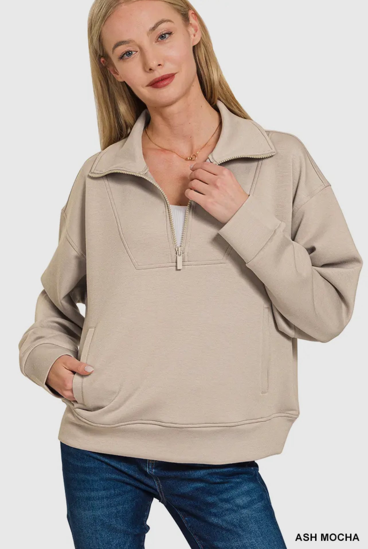 Scuba 1/2 Zip Top
