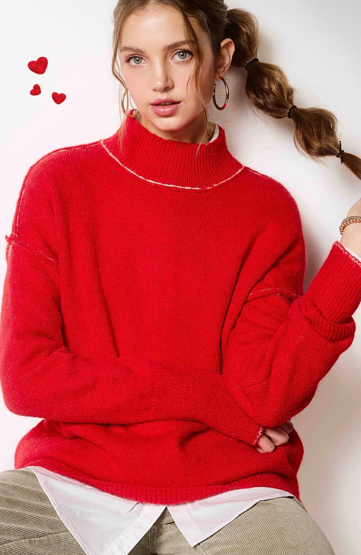 Mock Neck Sweater