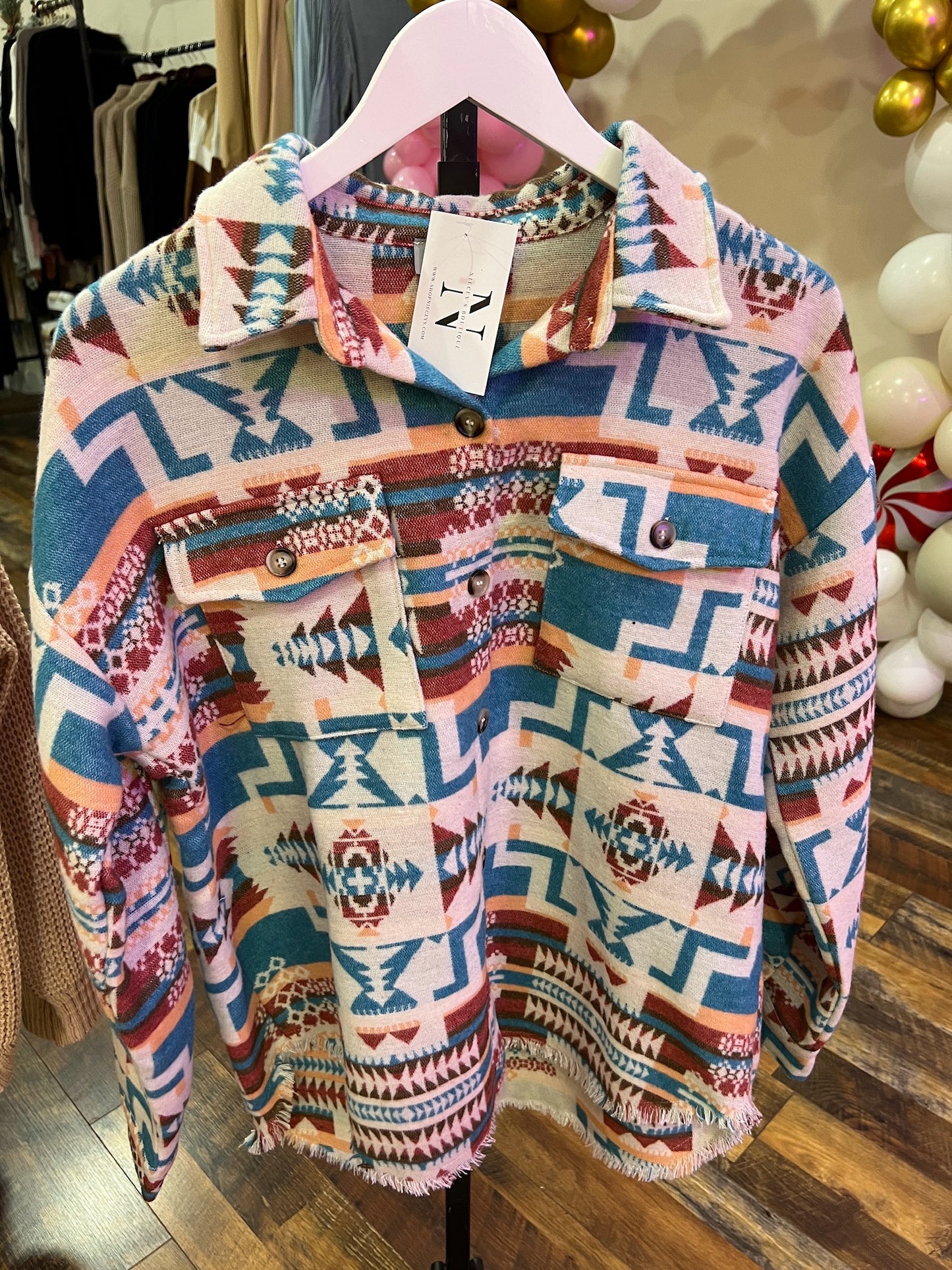 Eldora Aztec Shacket