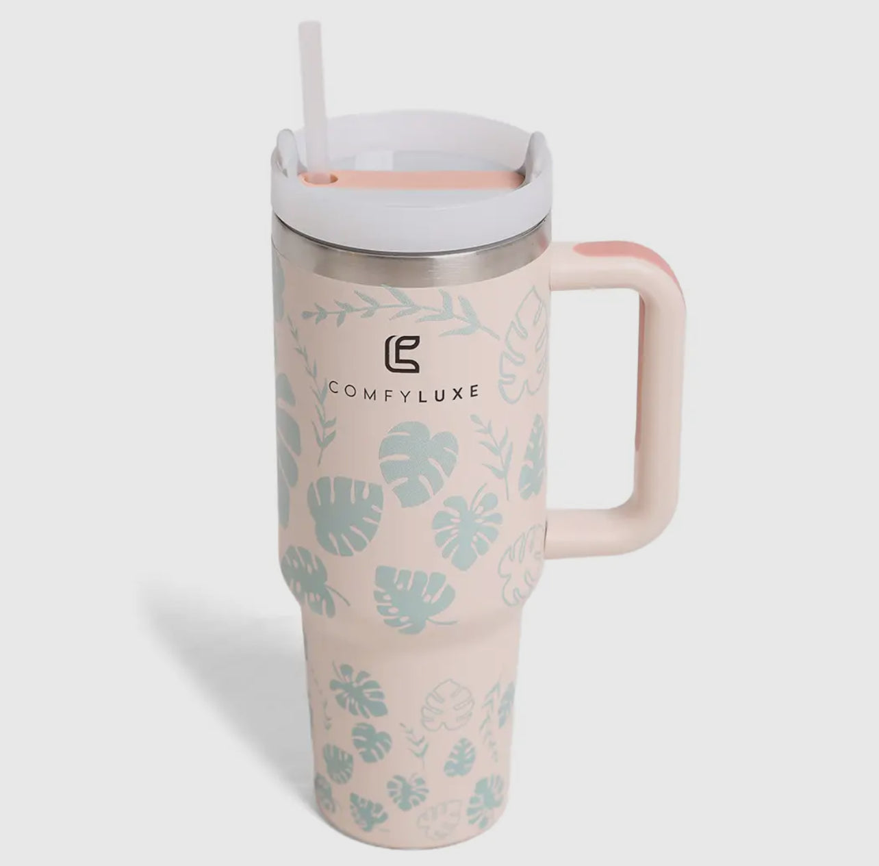Tropical Leaves Tumbler