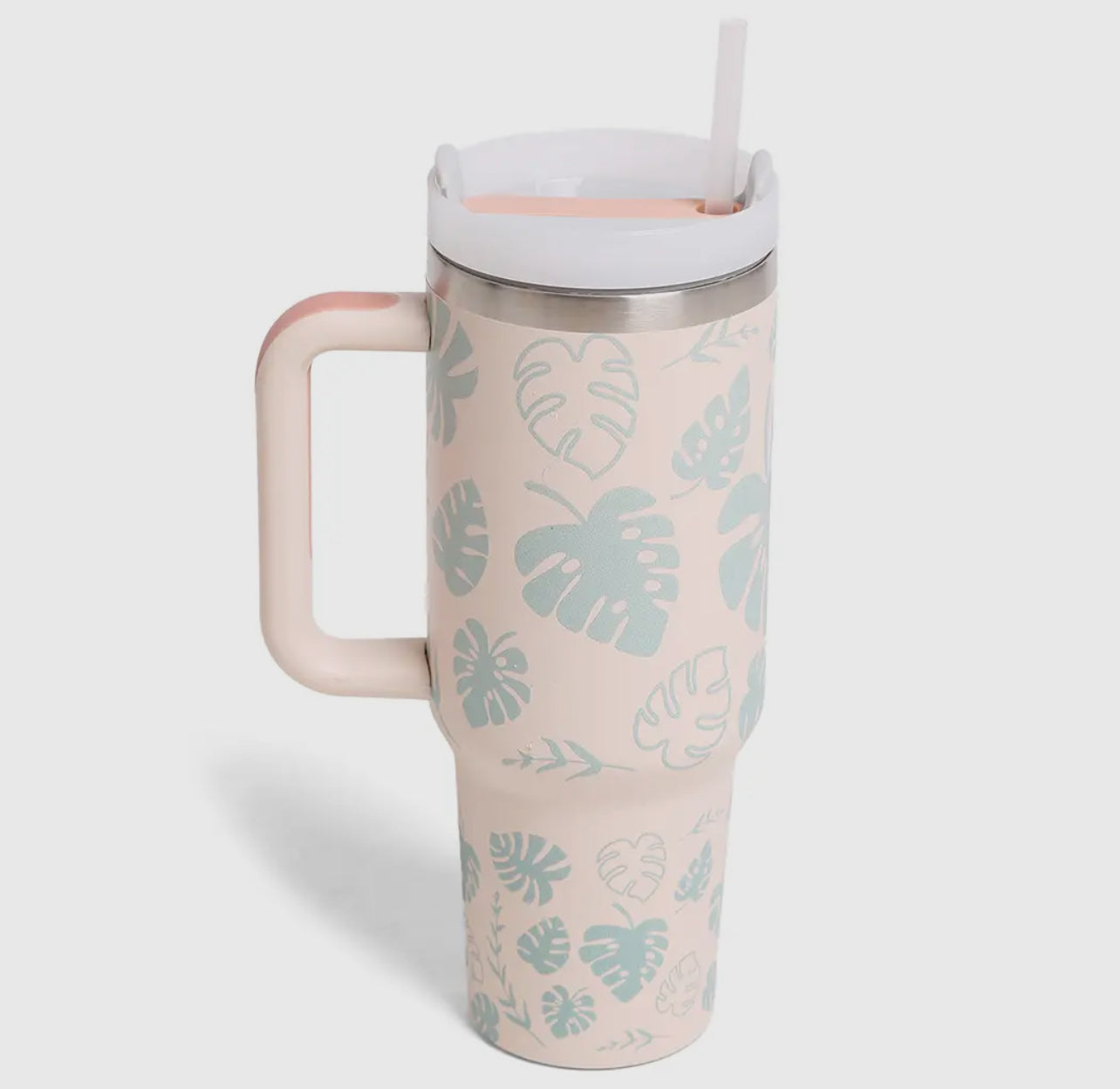 Tropical Leaves Tumbler