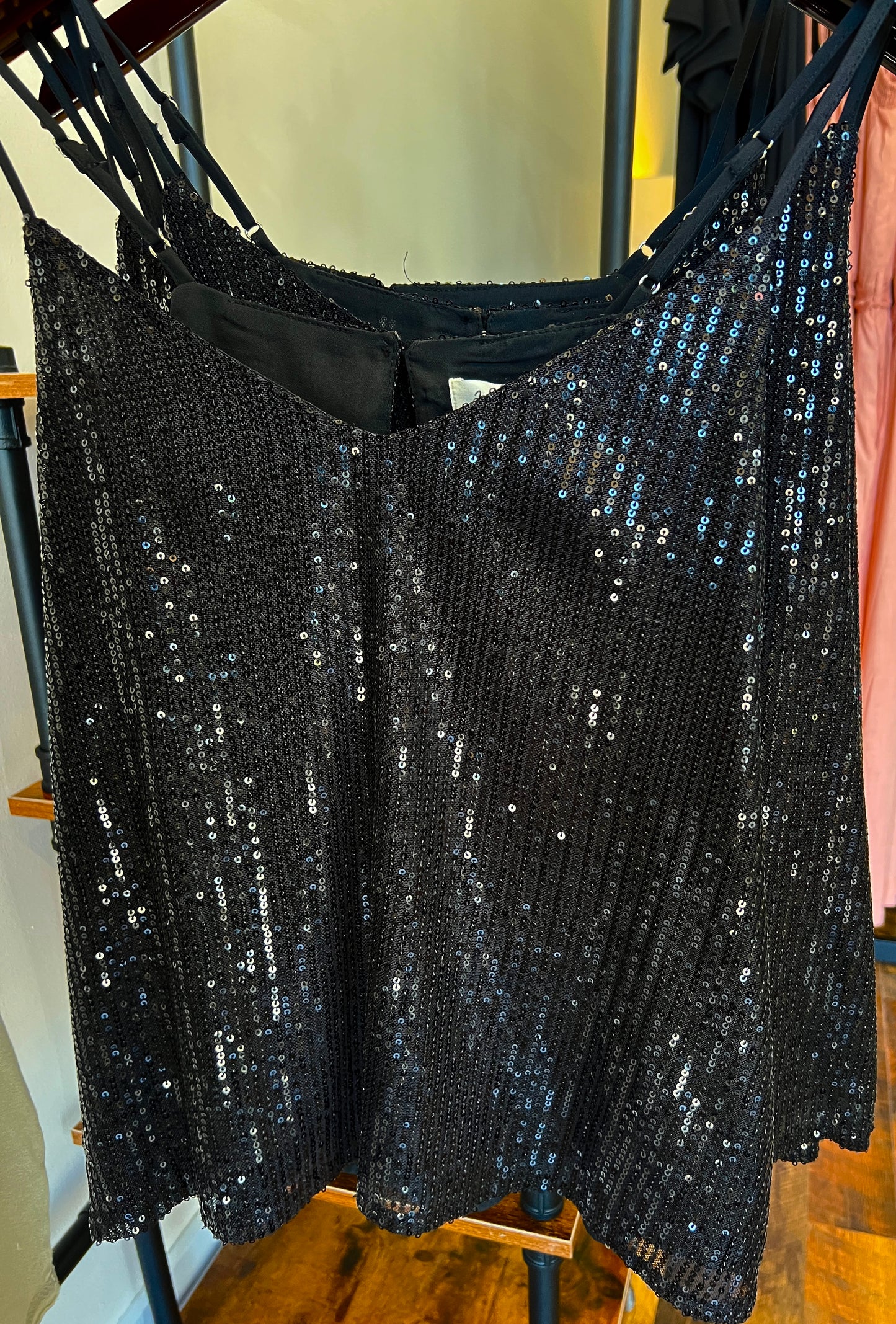 Black Sequin Cami