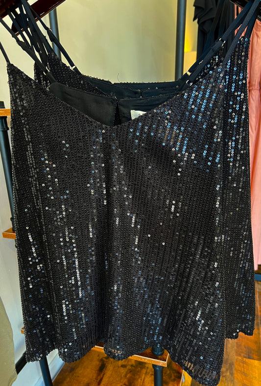 Black Sequin Cami
