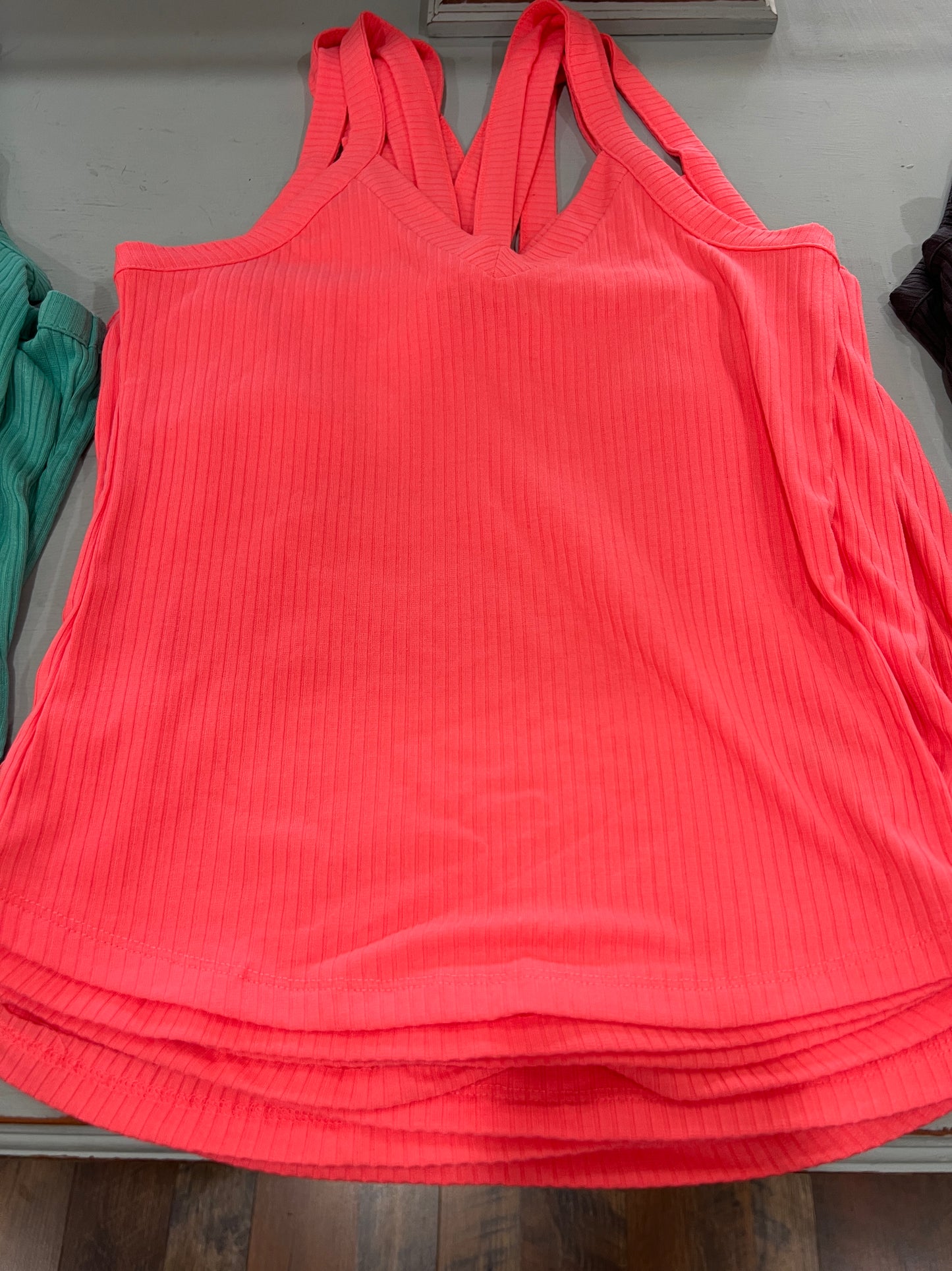 Ribbed V-Neck tank
