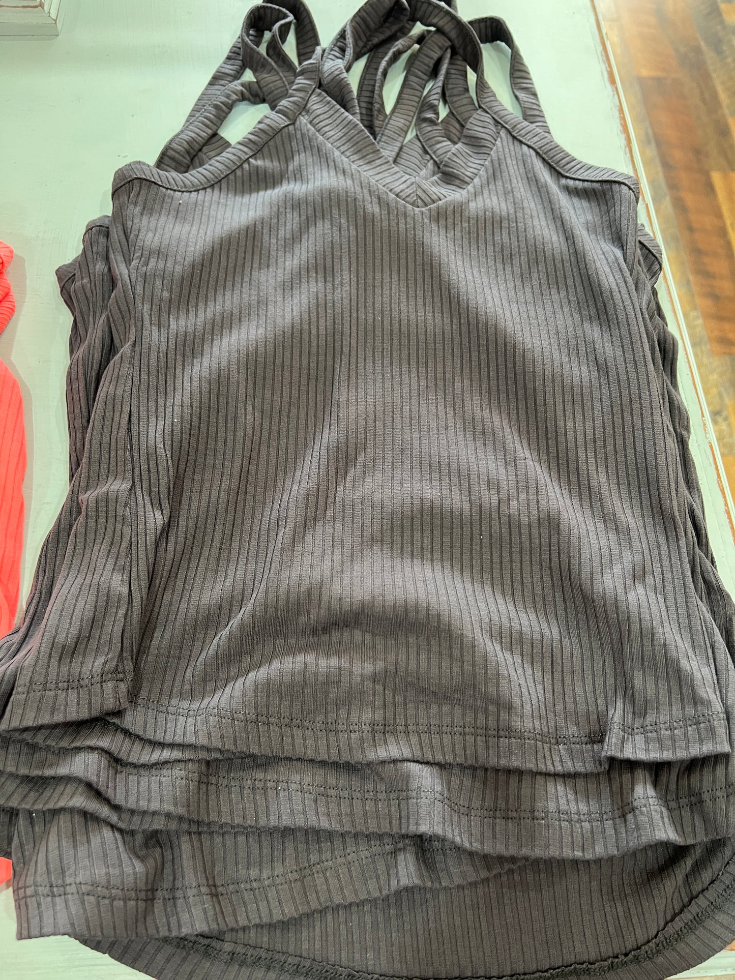Ribbed V-Neck tank