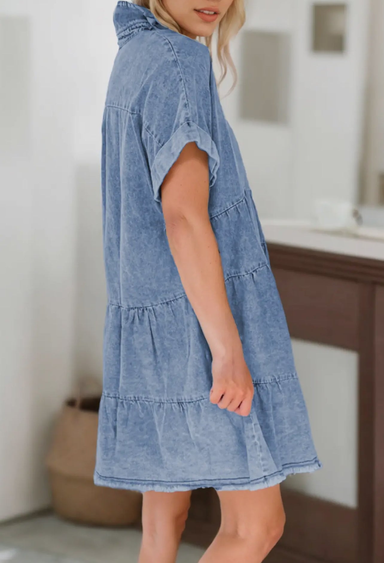 Dark Denim Wash Dress