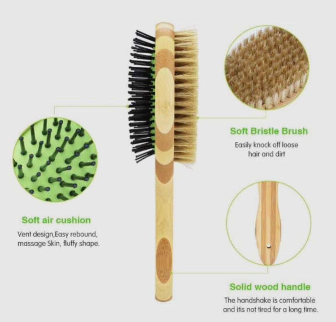 Bamboo Doggie Grooming Brush