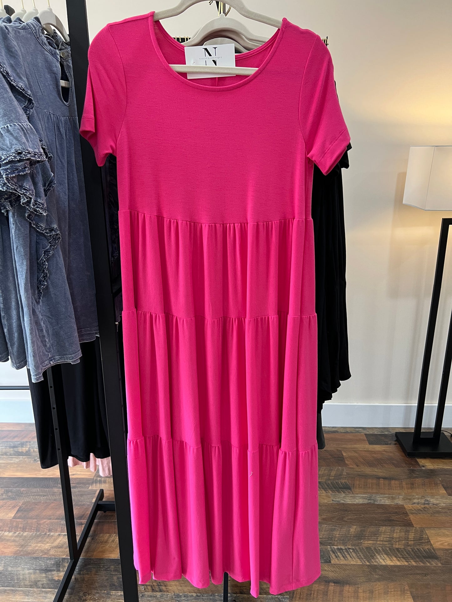 Haley Tiered Midi Dress